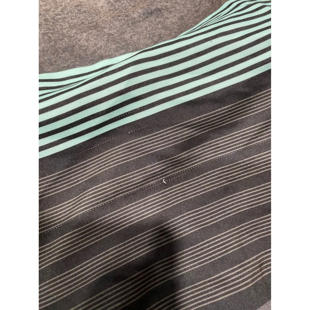 ONeill Mens Board Shorts Size 30 Grey Teal Striped Surf Swim Trunks